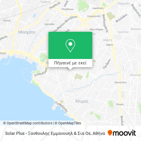 Solar Plus - Ξανθουλης Εμμανουηλ & Σια Οε χάρτης