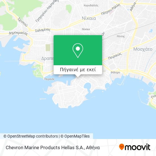 Chevron Marine Products Hellas S.A. χάρτης