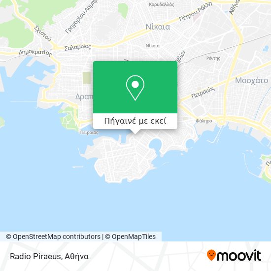 Radio Piraeus χάρτης