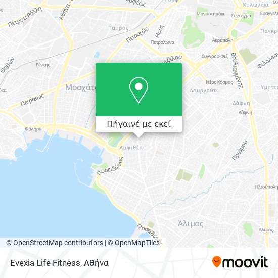 Evexia Life Fitness χάρτης