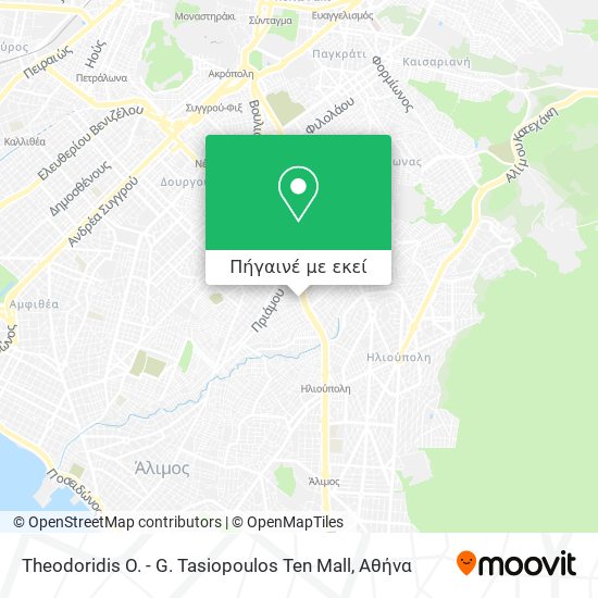 Theodoridis O. - G. Tasiopoulos Ten Mall χάρτης
