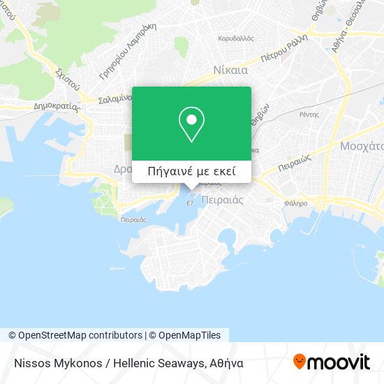 Nissos Mykonos / Hellenic Seaways χάρτης