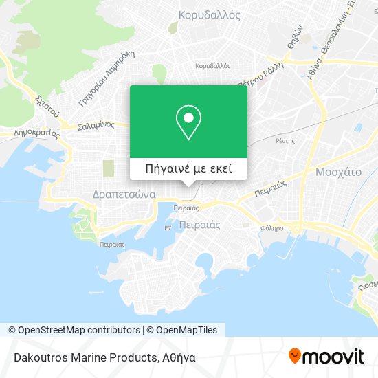 Dakoutros Marine Products χάρτης