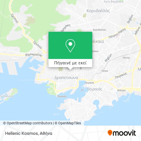 Hellenic Kosmos χάρτης