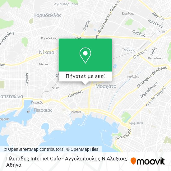 Πλειαδες Internet Cafe - Αγγελοπουλος Ν Αλεξιος χάρτης