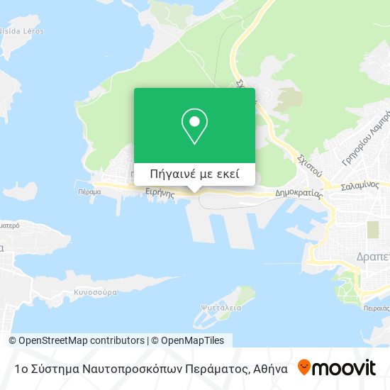 1ο Σύστημα Ναυτοπροσκόπων Περάματος χάρτης