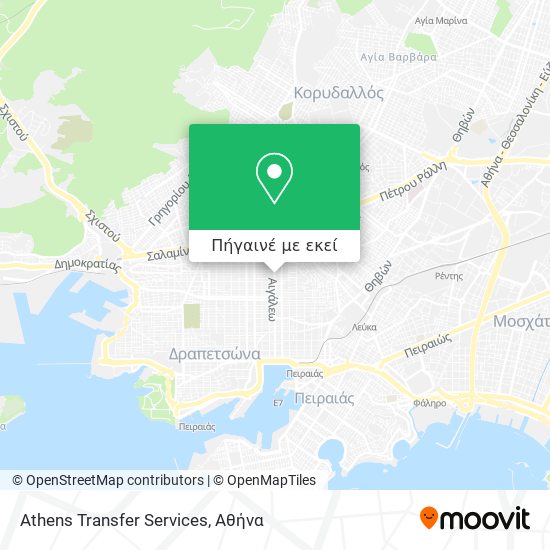 Athens Transfer Services χάρτης