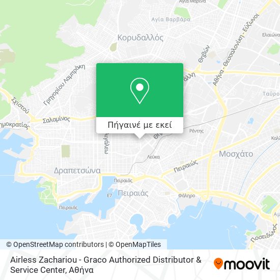 Airless Zachariou - Graco Authorized Distributor & Service Center χάρτης