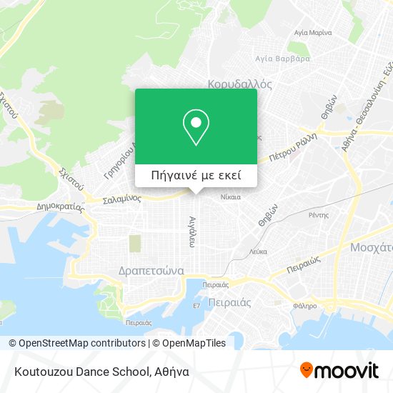 Koutouzou Dance School χάρτης