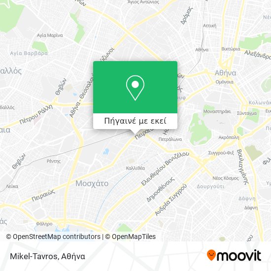 Mikel-Tavros χάρτης
