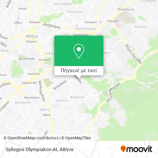 Syllogos Olympiakon At χάρτης