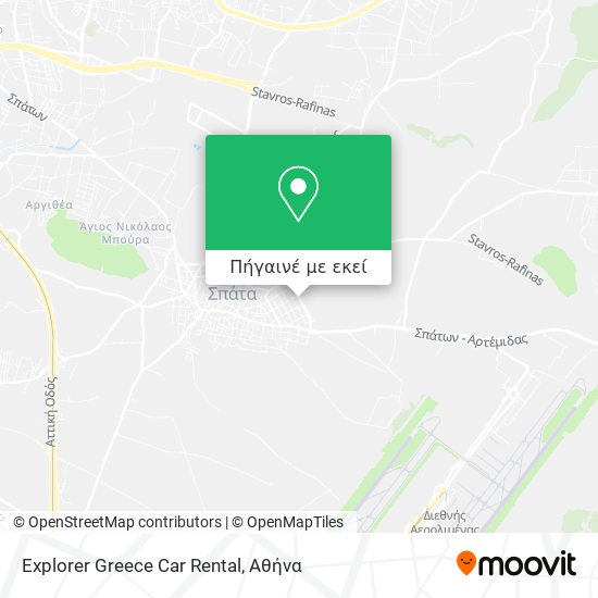 Explorer Greece Car Rental χάρτης