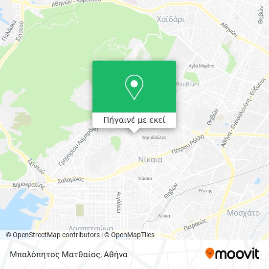 Μπαλόπητος Ματθαίος χάρτης