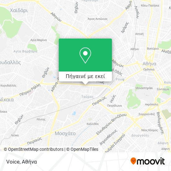 Voice χάρτης
