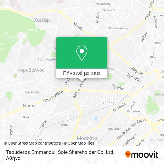 Tsouderos Emmanouil Sole Shareholder Co. Ltd χάρτης
