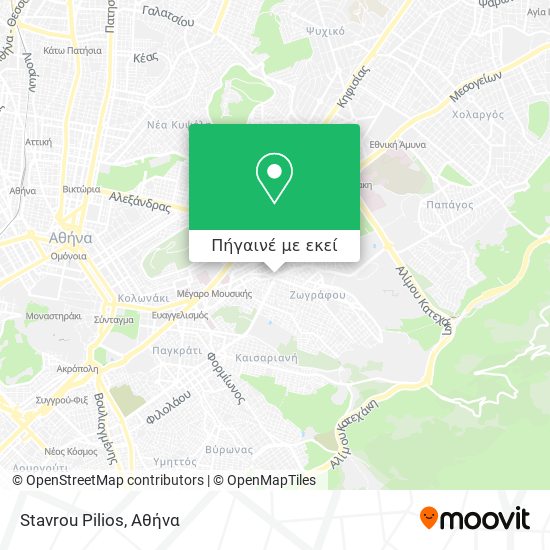 Stavrou Pilios χάρτης