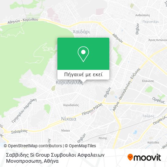 Σαββιδης Si Group Συμβουλοι Ασφαλειων Μονοπροσωπη χάρτης