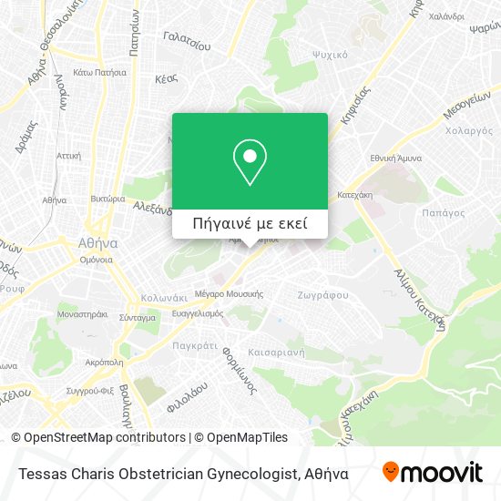 Tessas Charis Obstetrician Gynecologist χάρτης