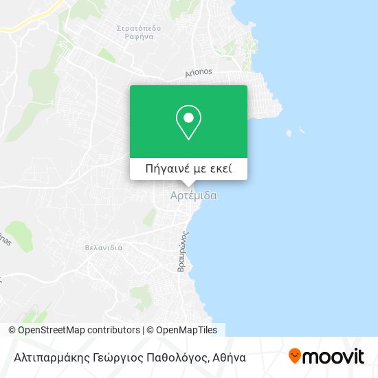 Αλτιπαρμάκης Γεώργιος Παθολόγος χάρτης