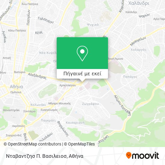 Νταβαντζησ Π. Βασιλειοσ χάρτης