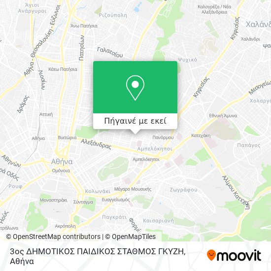 3ος ΔΗΜΟΤΙΚΟΣ ΠΑΙΔΙΚΟΣ ΣΤΑΘΜΟΣ ΓΚΥΖΗ χάρτης