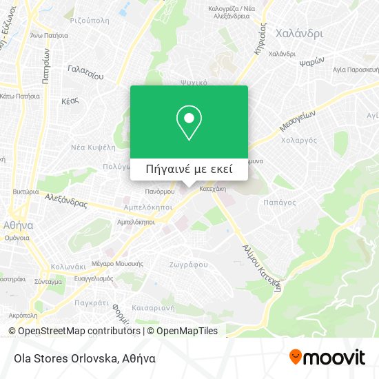 Ola Stores Orlovska χάρτης