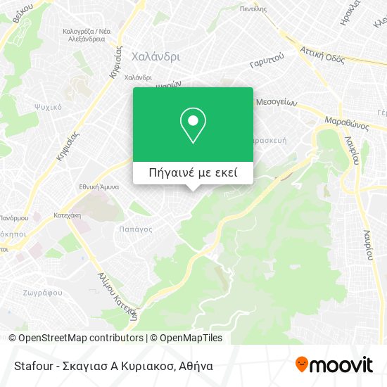 Stafour - Σκαγιασ Α Κυριακοσ χάρτης