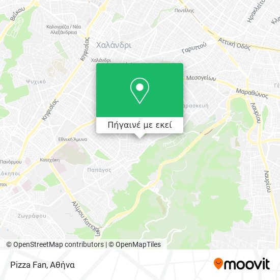 Pizza Fan χάρτης