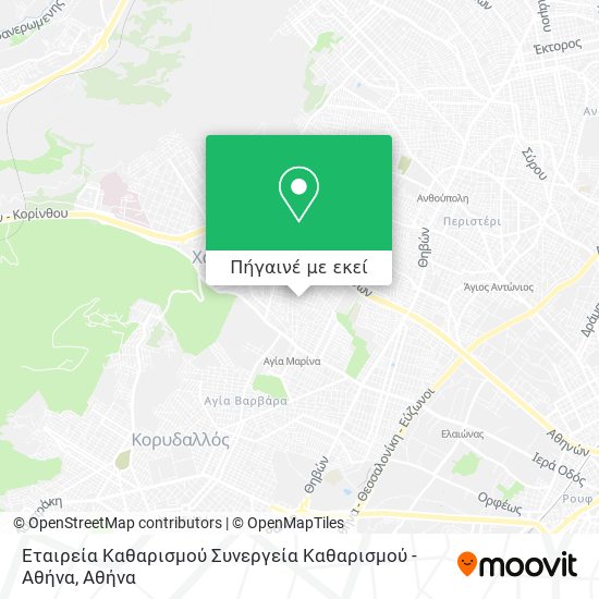 Εταιρεία Καθαρισμού Συνεργεία Καθαρισμού - Αθήνα χάρτης