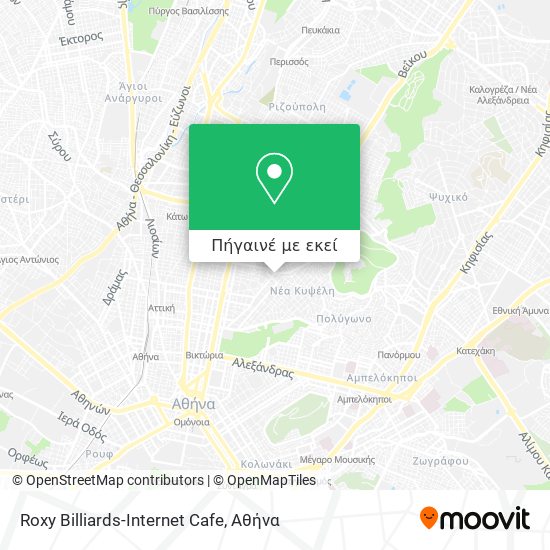 Roxy Billiards-Internet Cafe χάρτης