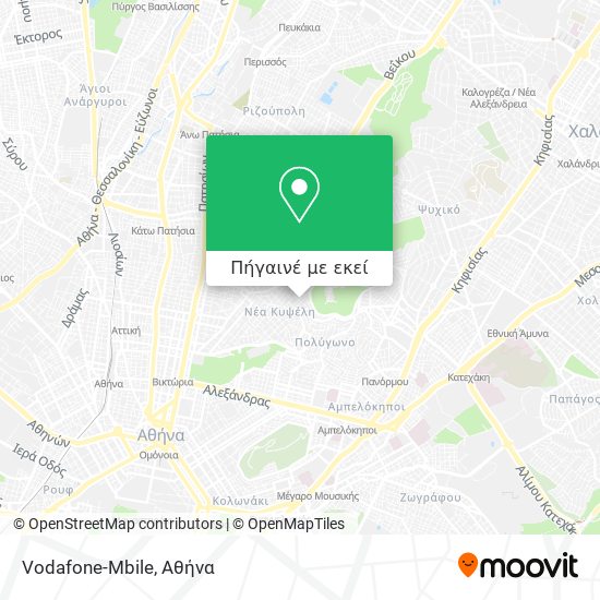 Vodafone-Mbile χάρτης