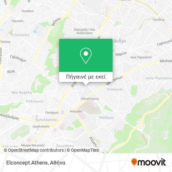 Elconcept.Athens χάρτης
