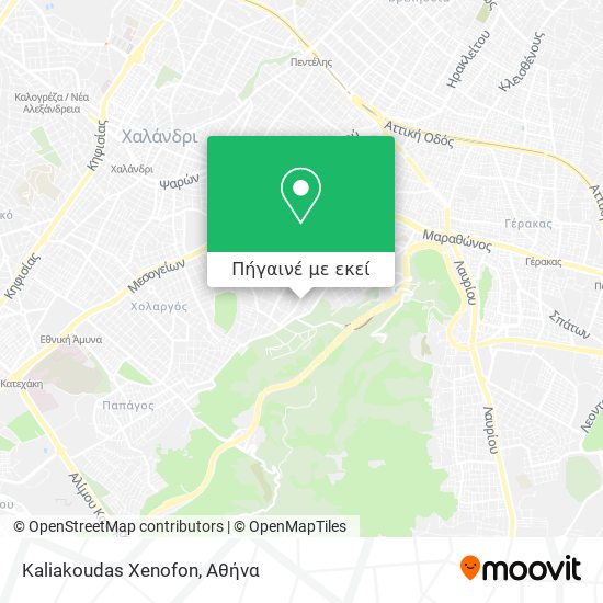 Kaliakoudas Xenofon χάρτης