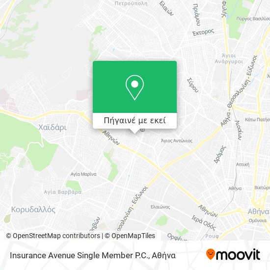 Insurance Avenue Single Member P.C. χάρτης