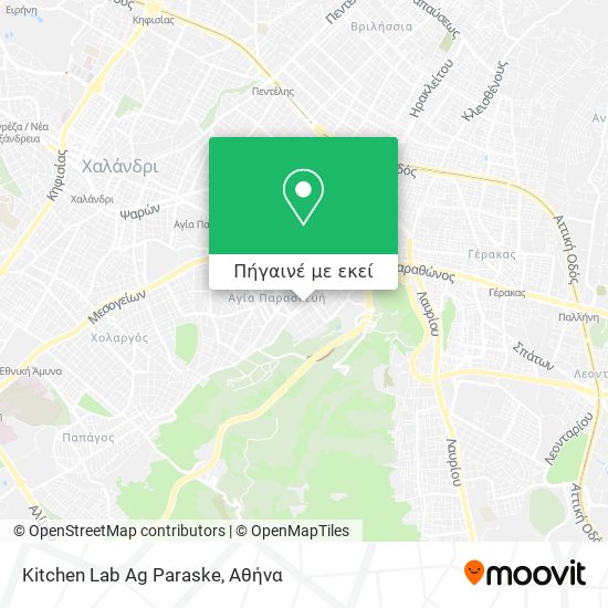 Kitchen Lab Ag Paraske χάρτης