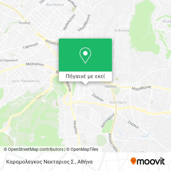 Καραμολεγκος Νεκταριος Σ. χάρτης