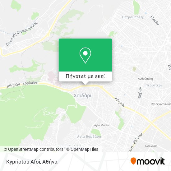 Kypriotou Afoi χάρτης