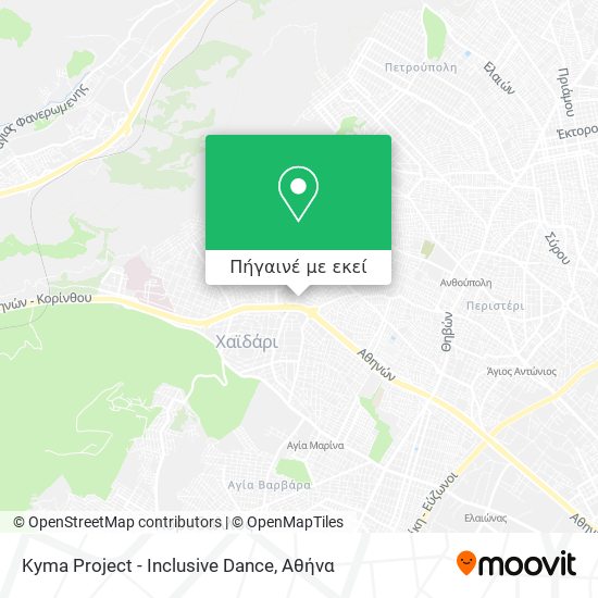 Kyma Project - Inclusive Dance χάρτης