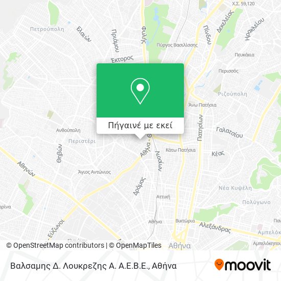 Βαλσαμης Δ. Λουκρεζης Α. Α.Ε.Β.Ε. χάρτης