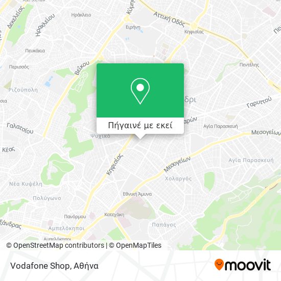Vodafone Shop χάρτης