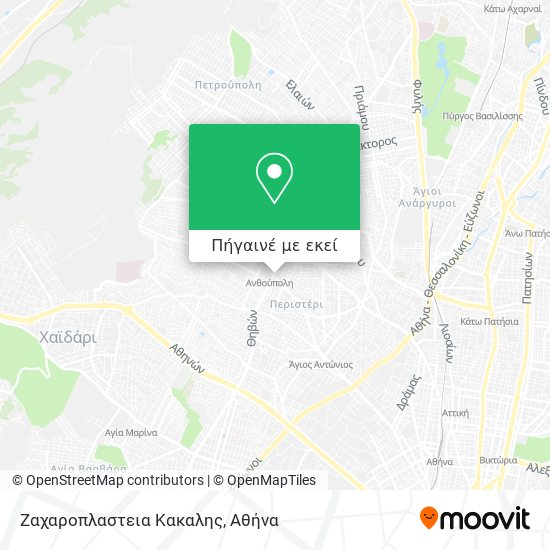 Ζαχαροπλαστεια Κακαλης χάρτης