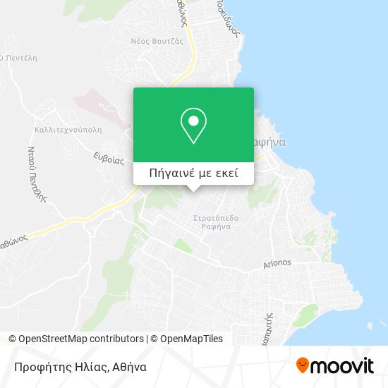 Προφήτης Ηλίας χάρτης