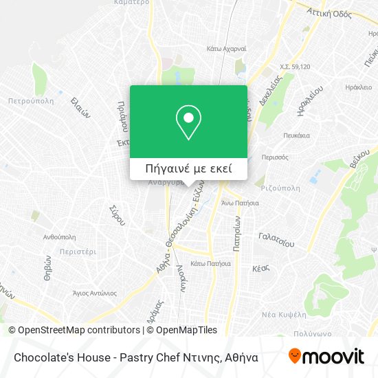 Chocolate's House - Pastry Chef Ντινης χάρτης