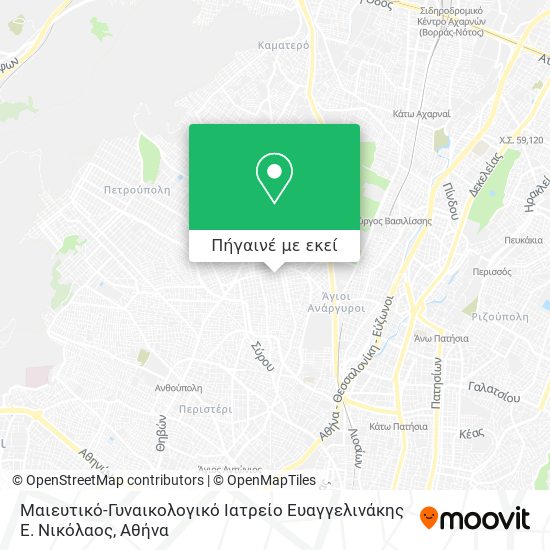 Μαιευτικό-Γυναικολογικό Ιατρείο Ευαγγελινάκης Ε. Νικόλαος χάρτης
