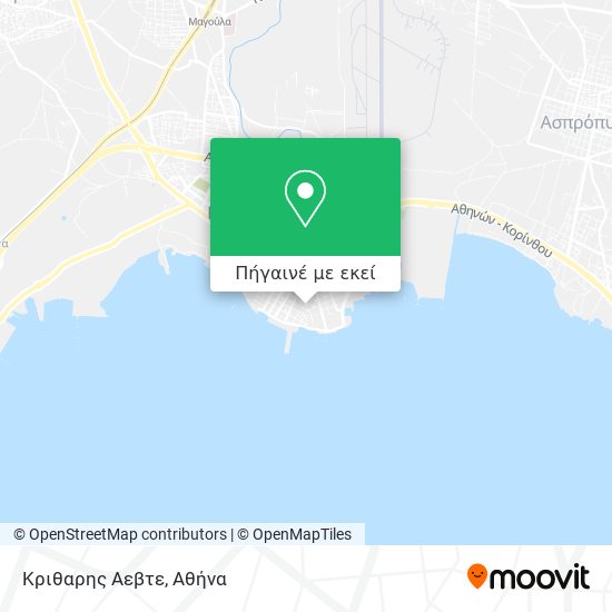 Κριθαρης Αεβτε χάρτης