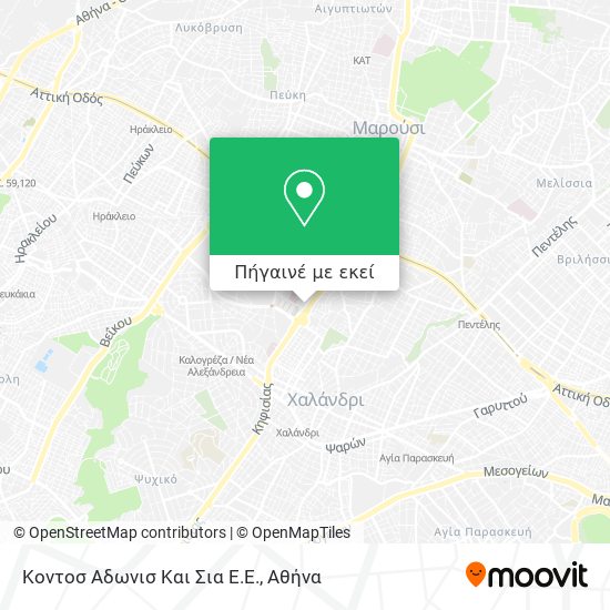 Κοντοσ Αδωνισ Και Σια Ε.Ε. χάρτης