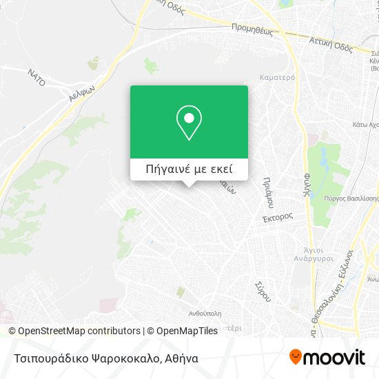 Τσιπουράδικο Ψαροκοκαλο χάρτης