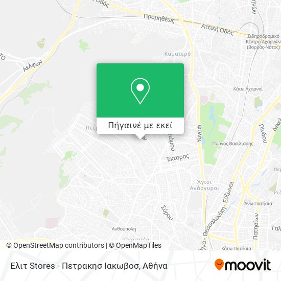 Ελιτ Stores - Πετρακησ Ιακωβοσ χάρτης