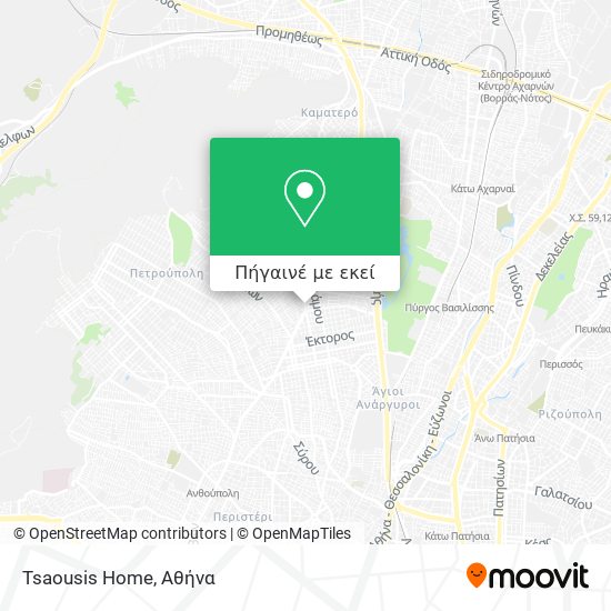 Tsaousis Home χάρτης