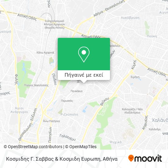 Κοσμιδης Γ. Σαββας & Κοσμιδη Ευρωπη χάρτης